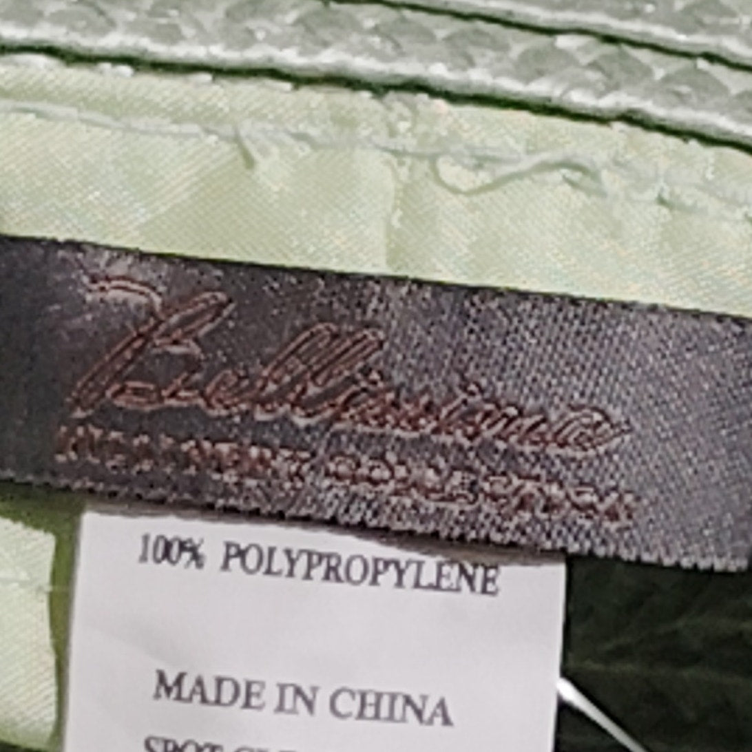 Bellissima Women’s Mint Derby Dress Hat, OS, Polypropylene, Needs Reshaping, NWT