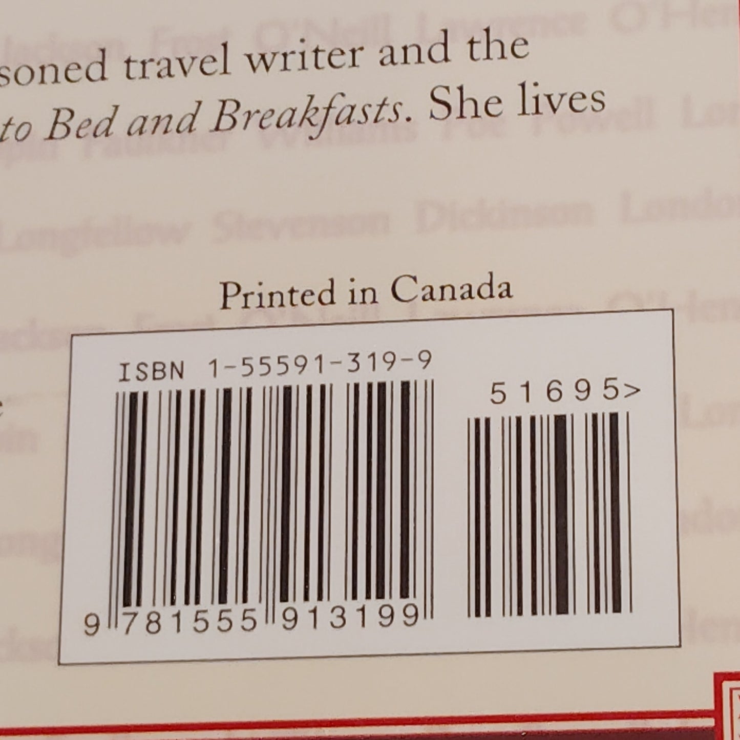 Sleeping With Literary Lions 1997 Paperback LN Booklover’s B&B Guide Travel Inns