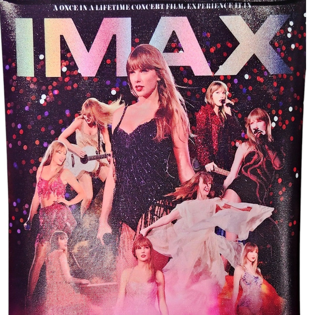 Taylor Swift IMAX Eras Tour 8x10" Canvas Print Poster Wall Art, Unframed