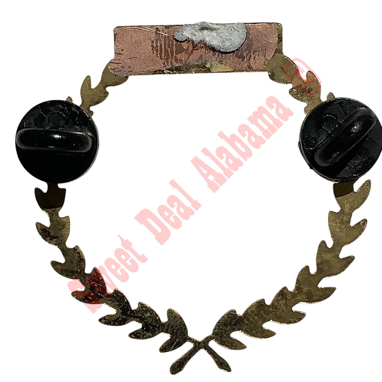 Vietnam War Ribbon Wreath - Hat, Lapel or Tie Pin 1-3/4"H x 1-5/8"W