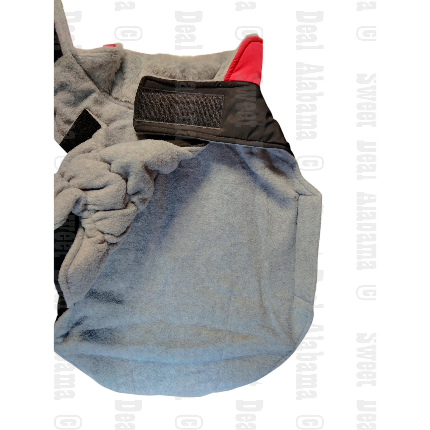 Waterproof Fleece Dog Coat – Red Winter Jacket for Small Dogs, Size M