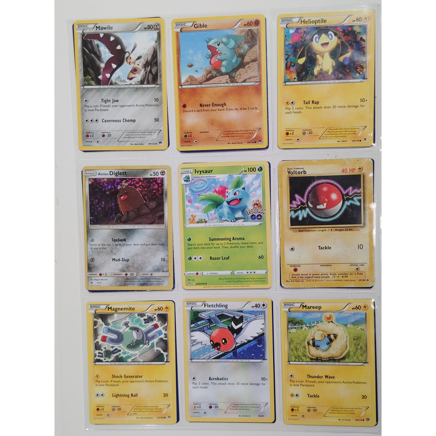 18 Random Pokémon Cards Pictured, Actual Photos Provided