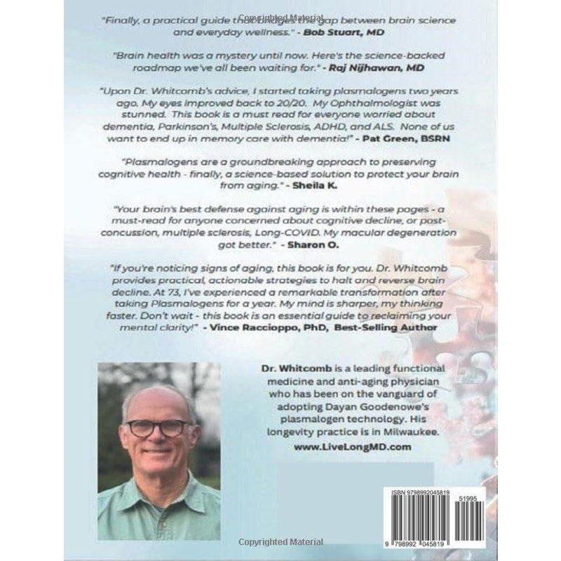 Fix Your Broken Brain – Plasmalogen Discovery & Brain Repair Science Paperback