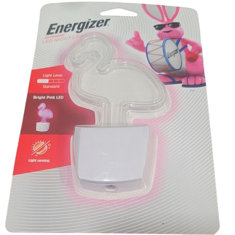 Energizer LED Flamingo Automatic Night Light Pink Dusk-to-Dawn Sensor