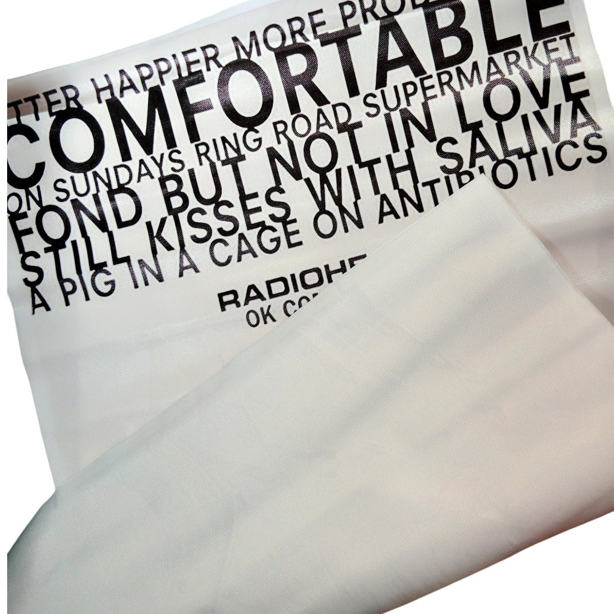 16x24" Radiohead “OK Computer” Canvas Print – Fitter Happier Rare Promo Artwork (Unframed)