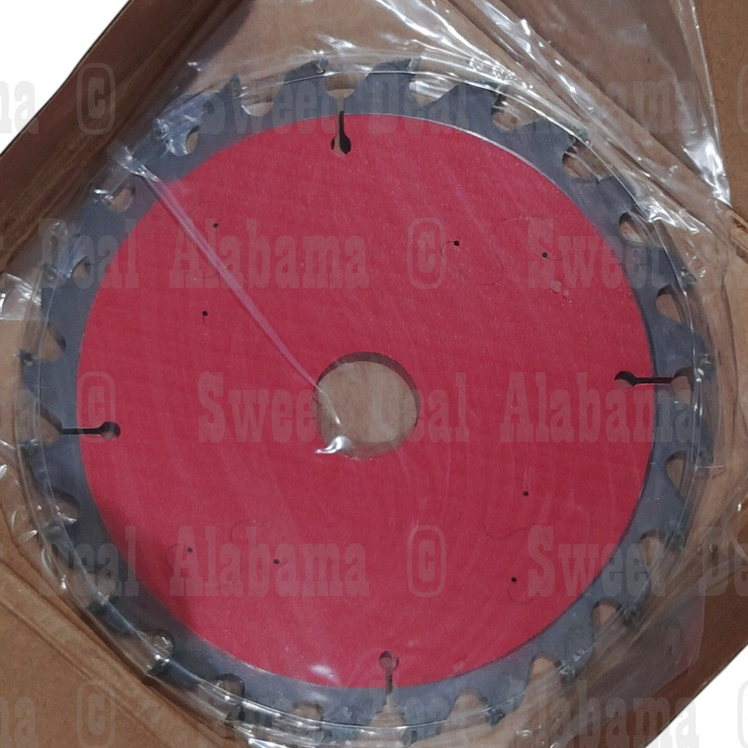 6.5" Circular Saw Blade for Wood, 9260 RPM, 24 Teeth, 1" Arbor, ATB+