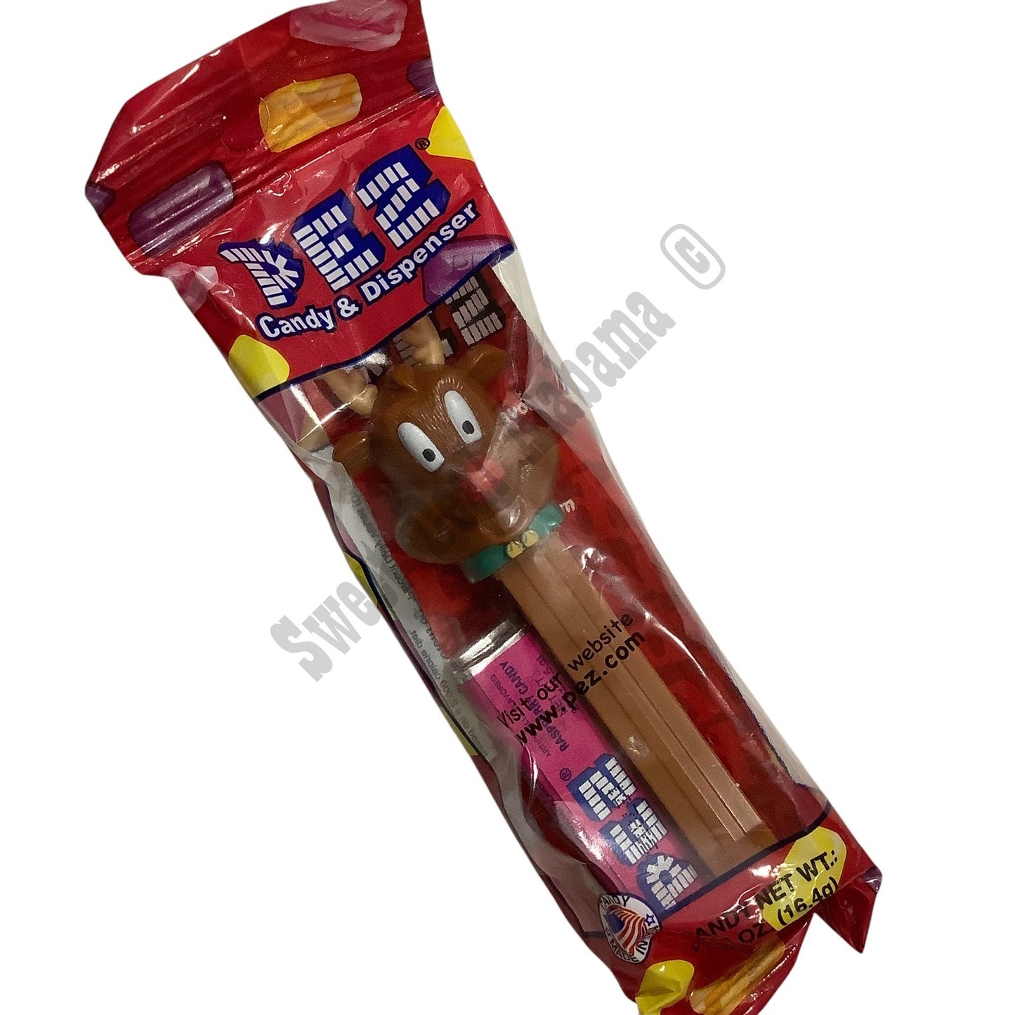 Season's Greetings Reindeer, Retired - Pez Collectible Dispenser, NIP