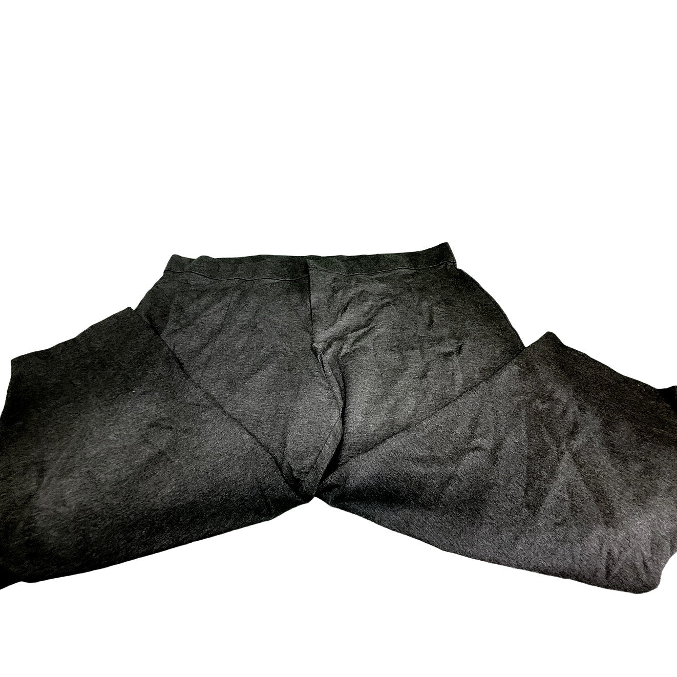 Ponte Knit Slim Pants, Size 6X (55.8-57.8" Waist & 65-67" Hips) NWT, Charcoal