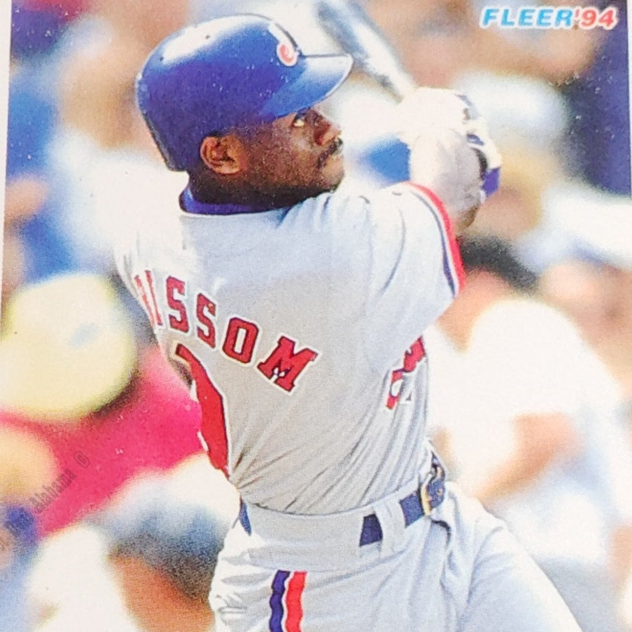 Marquis Grissom, Montreal Expos, #540, 1994 Fleer Baseball Collector's Card