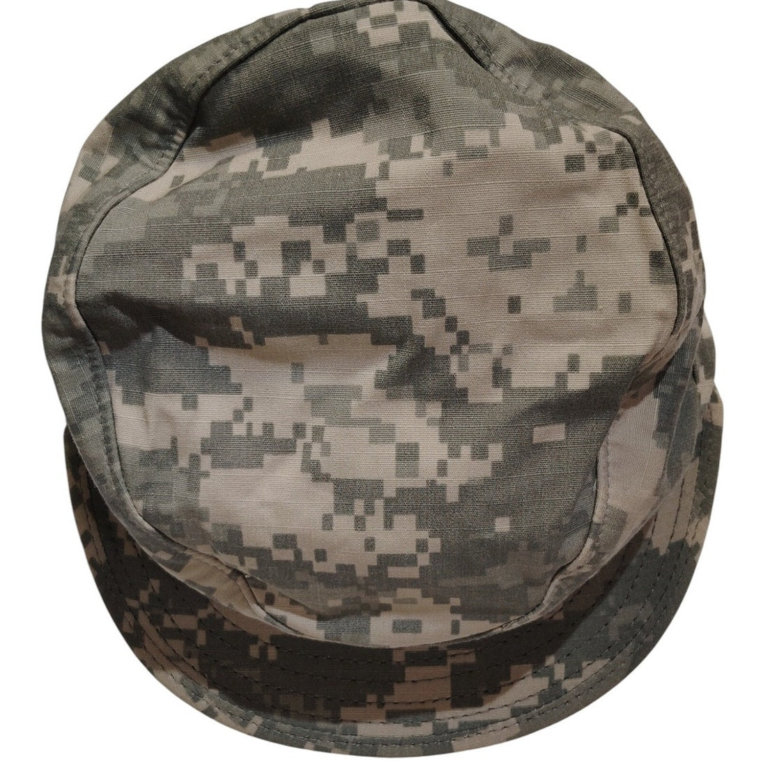 Digital ACU Camo Patrol Cap, Size 6-5/8, Ripstop, Sam Bonk Uniform Co., NWT