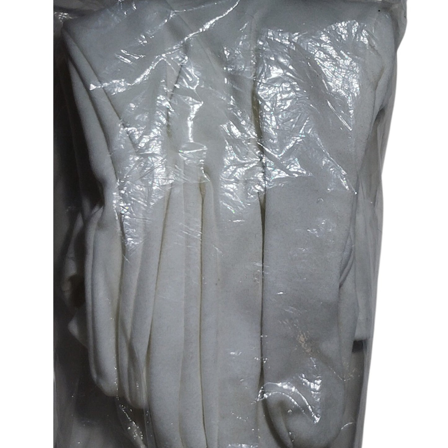 1996 U.S. Military White Dress Gloves, Cloth, Men’s Size Medium, NSN 8440-00-160-0874