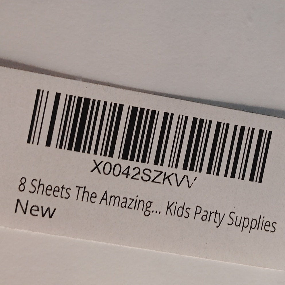 Amazing Digital Circus Temporary Tattoos – 8 Sheets Party Favors for Kids – NIP