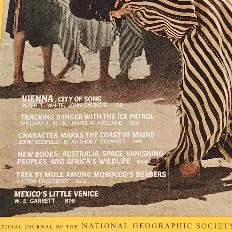 National Geographic Magazine – June 1968, Morocco, Mexico, Maine, Vienna