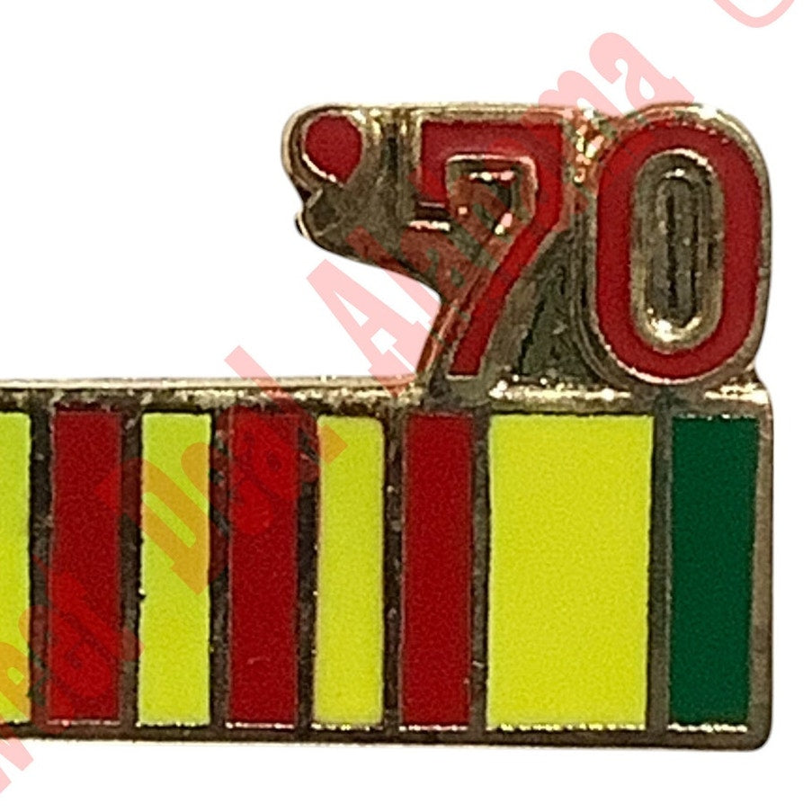 1970 Vietnam Service Ribbon- Hat, Lapel or Tie Pin 9/16"H x 7/8"W