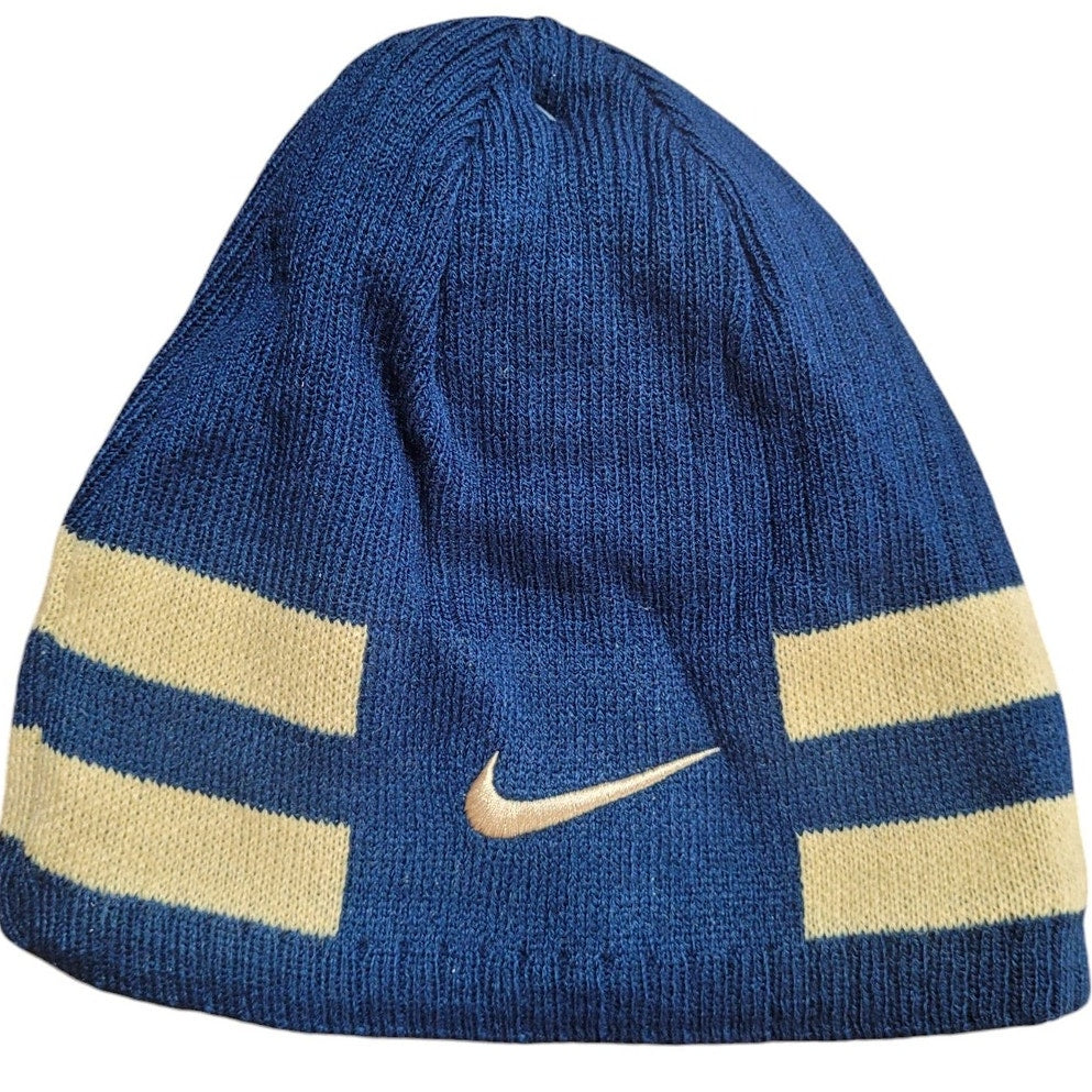Nike Navy Midshipmen Youth Navy Blue-Black Reversible Knit Beanie, Size 8/20