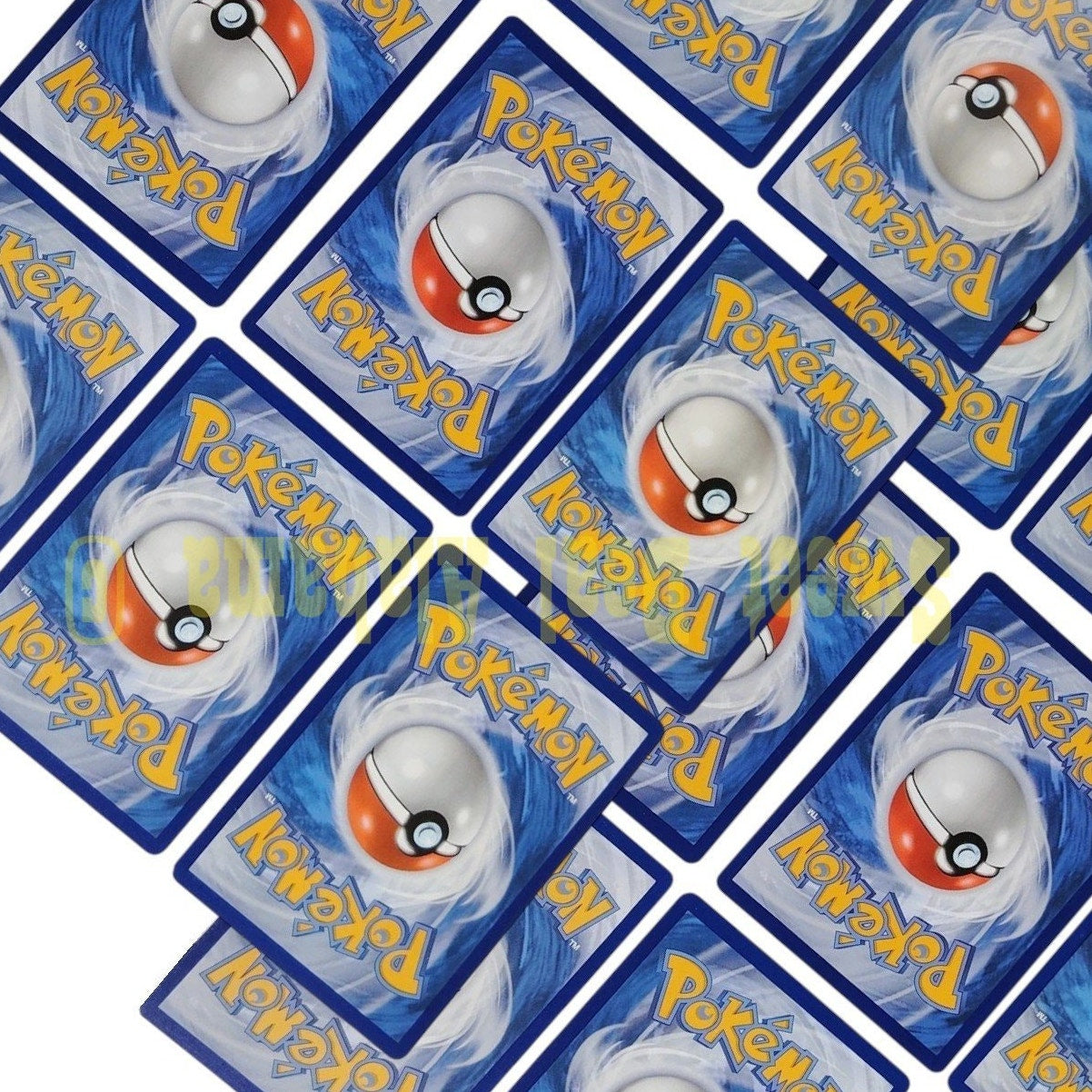 18 Random Pokémon Cards Pictured, Actual Photos Provided