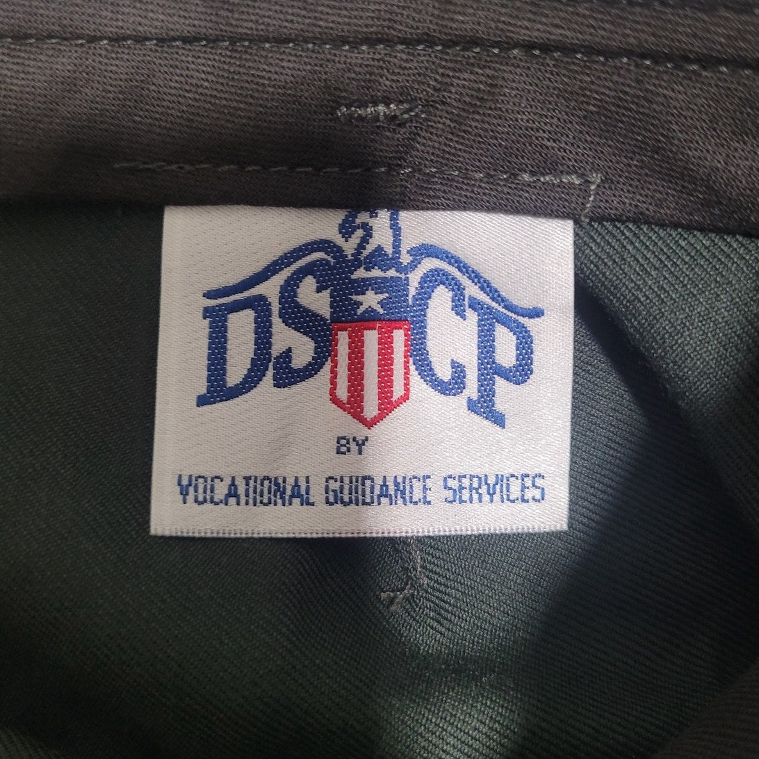 US Military Women’s Dress Slacks - Size 12MR - Green Shade 489 - Poly/Wool Serge