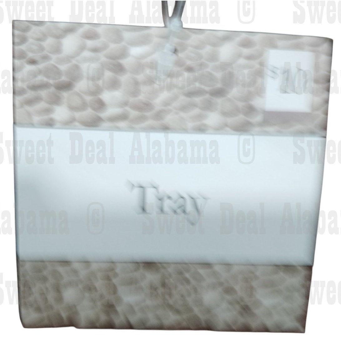 6-pack Hyacinth Woven Trays, 2 Each- 14"D, 12-1/4"D and 10-1/4"D, NIB