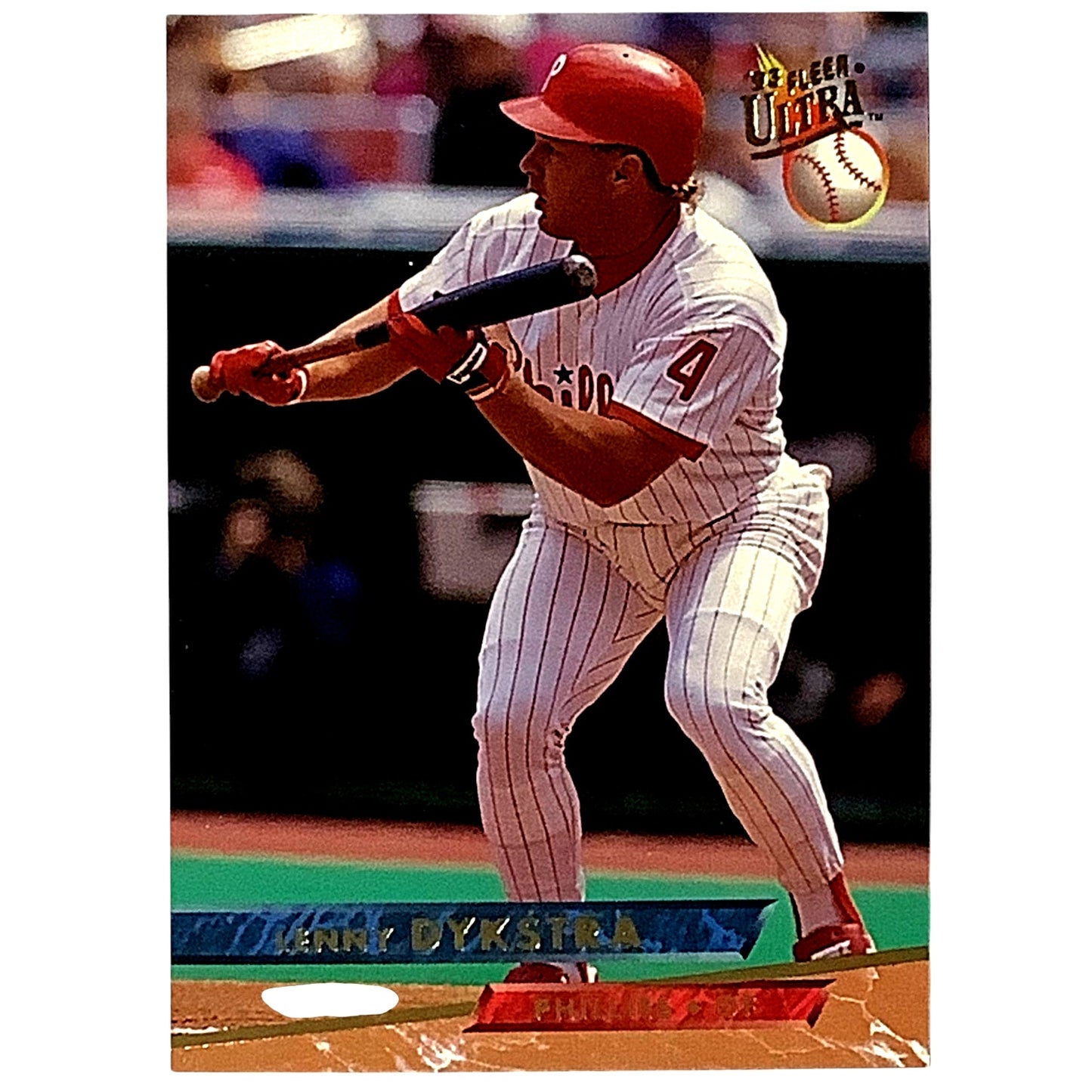 Lenny Dyksra, Houston Astros, MLB, Fleer Ultra Baseball 1993, Card 439, EX/NM