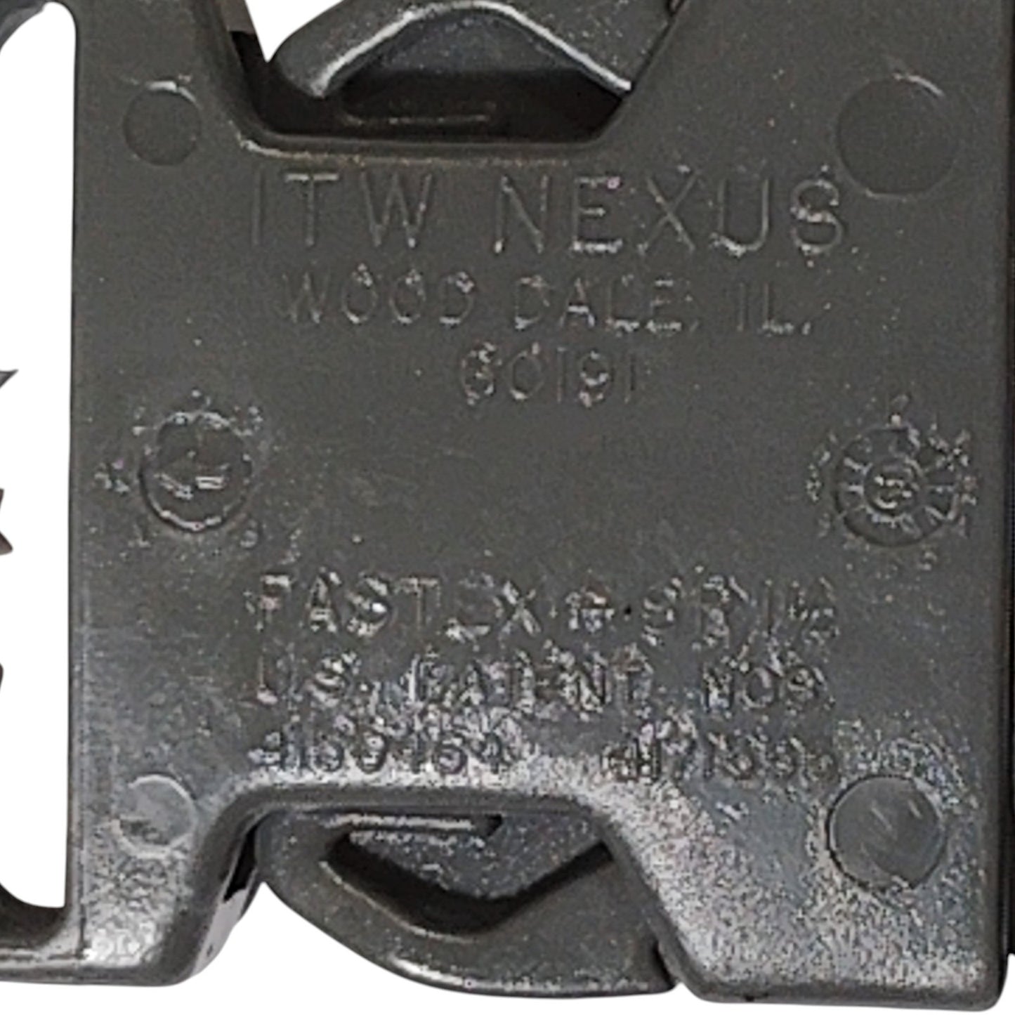 1-1/2" ITW Nexus Quick Side-Release Buckle – Gray, Military Surplus