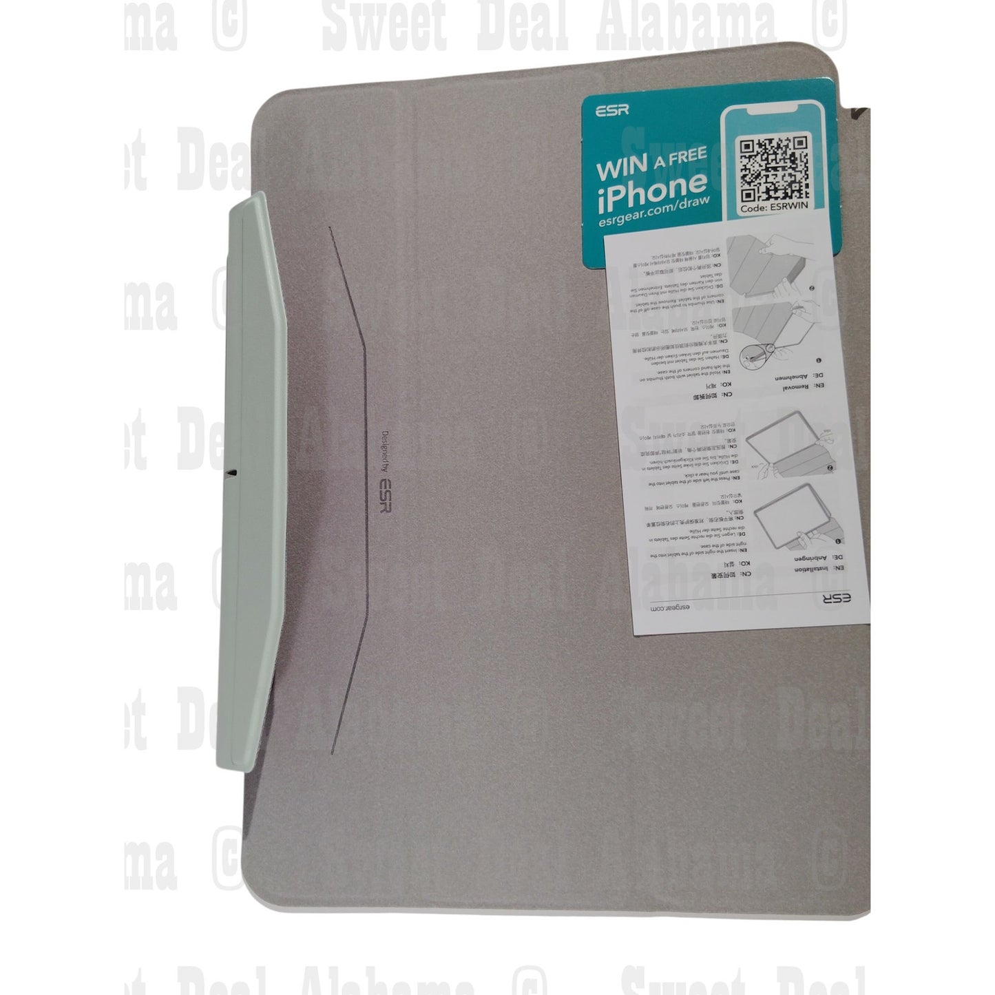 ESR Tablet Case For Apple iPad Pro 11 (2020) w/ Magnetic Flap, Stand, Mint Green