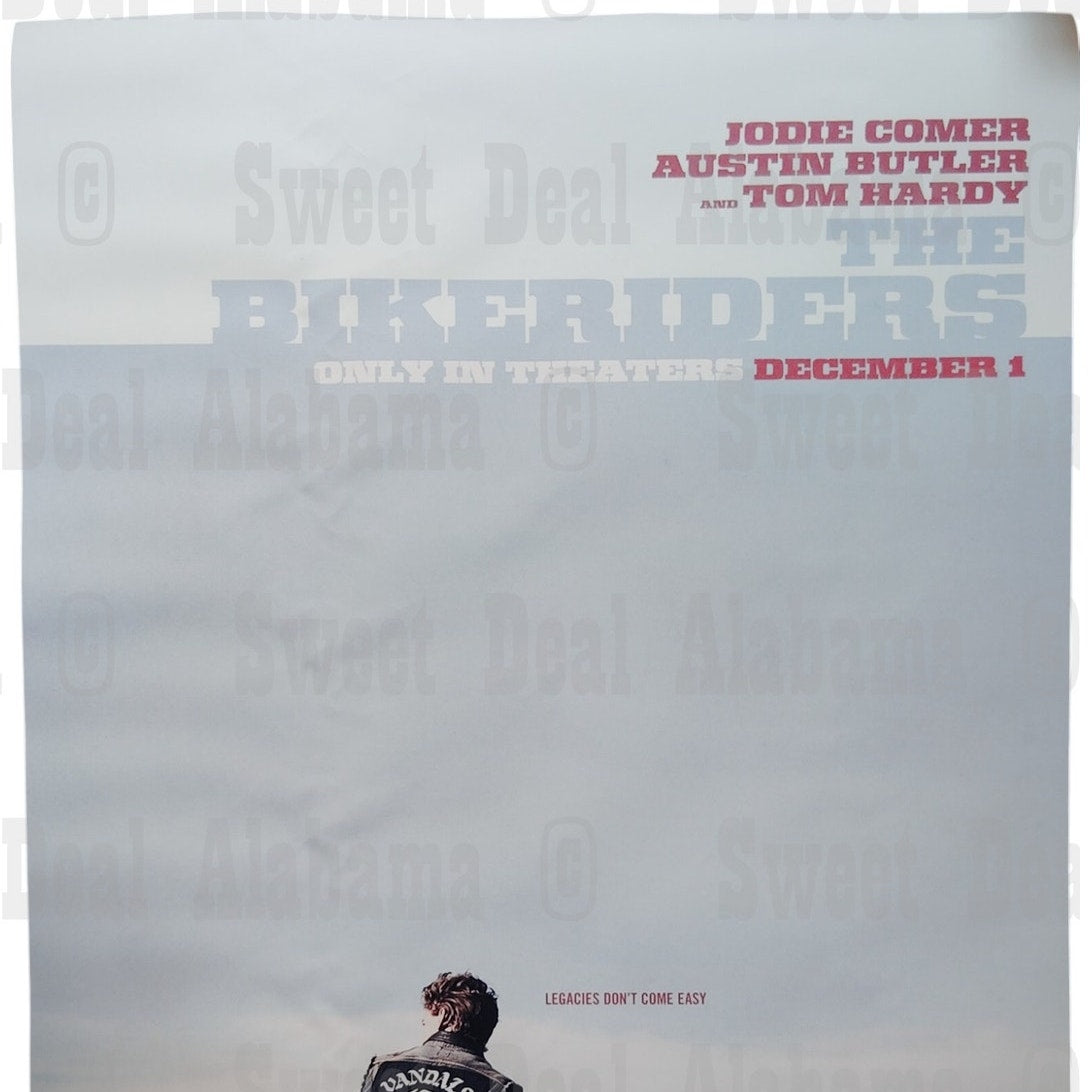 The Bikeriders – 16” x 24” Canvas Print of Movie Poster – Unframed