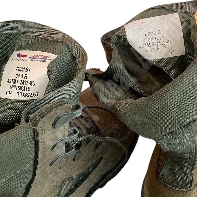 Gortex Belleville Sage Green Boots, Size 4R/4.5R, Cordura w/ Vibram Soles, NWT