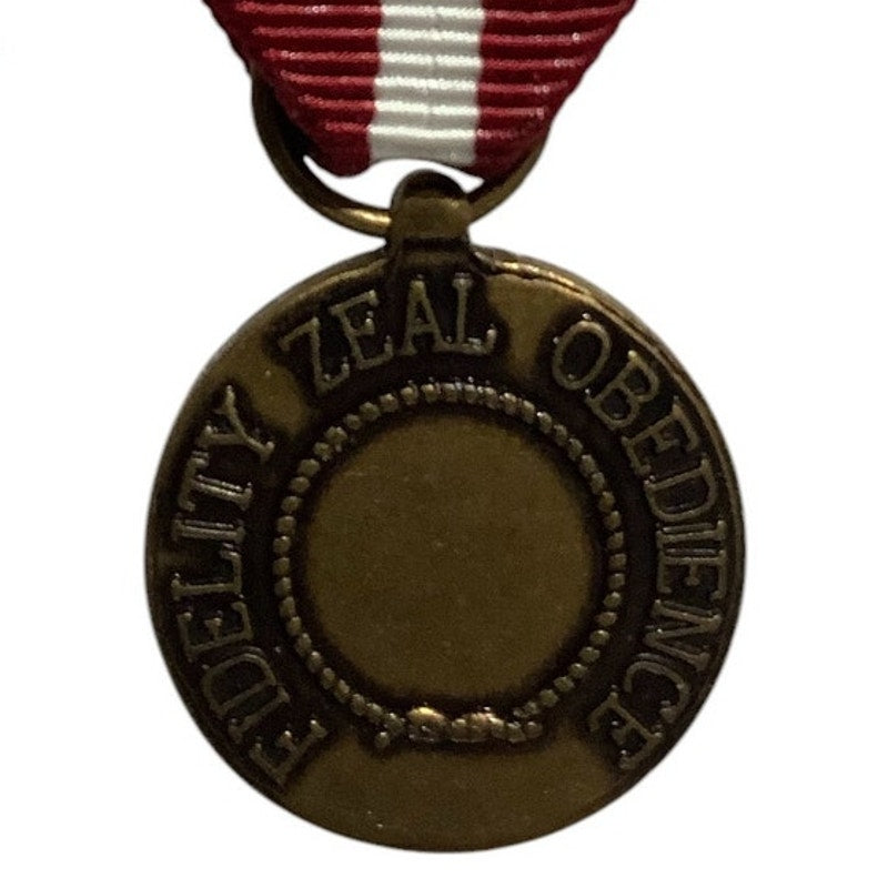 U.S. Coast Guard Good Conduct Service Award Ribbon Medal, 2-7/8"H x 3/4"W