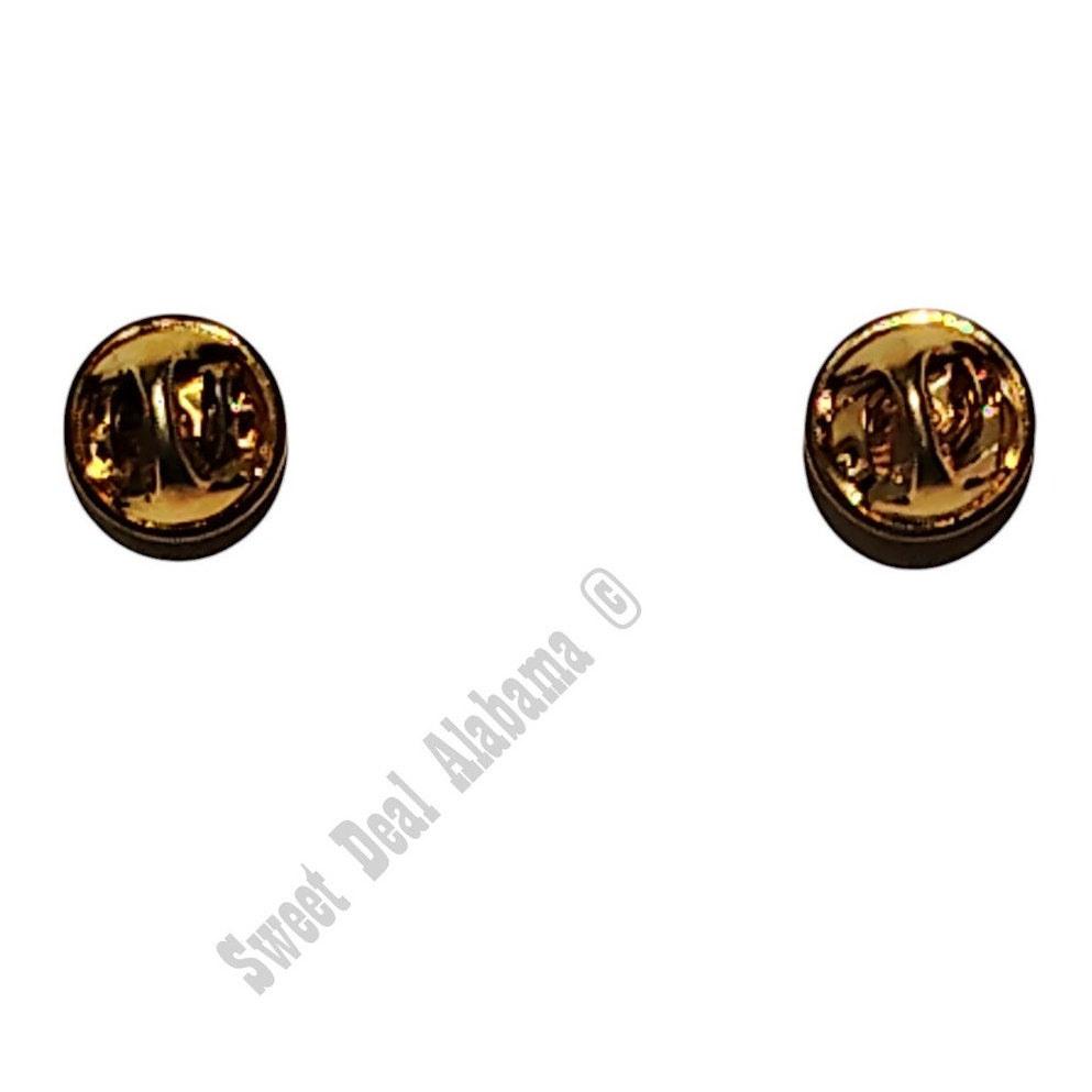Sheriff Gold Motorcycle Hat Cap Lapel Collar Pin 1-3/4"W x 5/16"H Dbl Pin Back