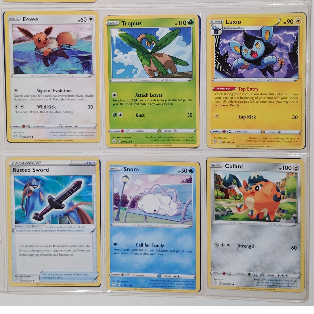 18 Random Pokémon Cards Pictured, Actual Photos Provided
