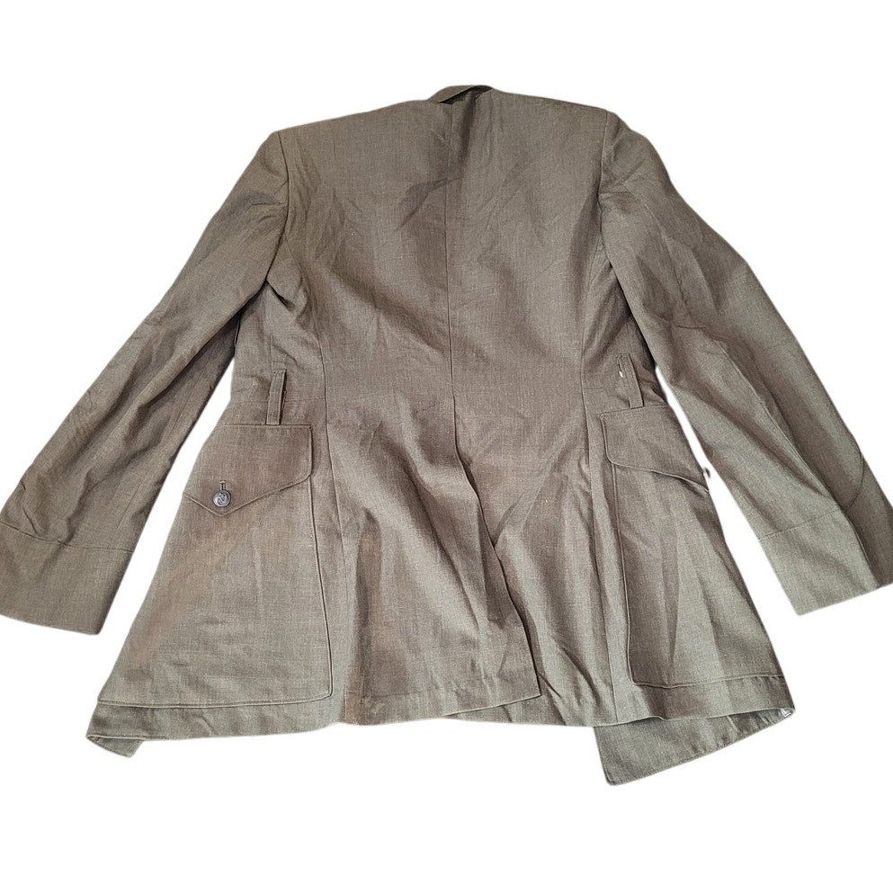 VTG 1968-1972 USMC Dress Coat – Gabardine Green, 30S, 100% Wool, No Patches, LN Pre-Owned Condition