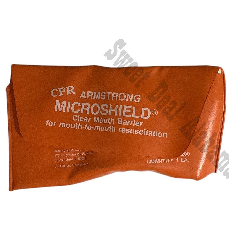 VTG Military Issue CPR Microshield Clear Mouth-To-Mouth Resuscitation Barrier