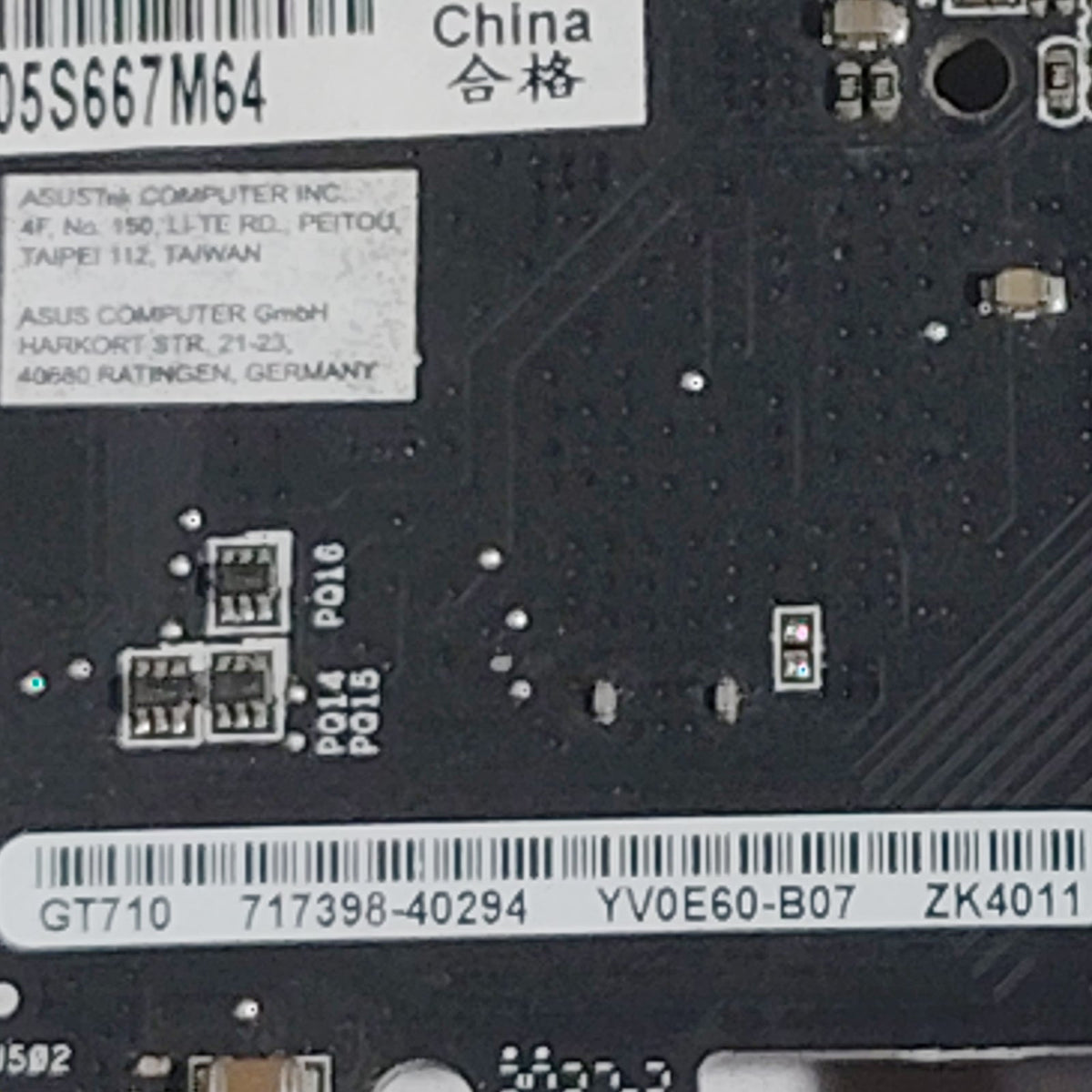 ASUS GeForce GT 710 4H 2GB GDDR5 4x HDMI SFF Graphics Card GT710-4H-SL-2GD5