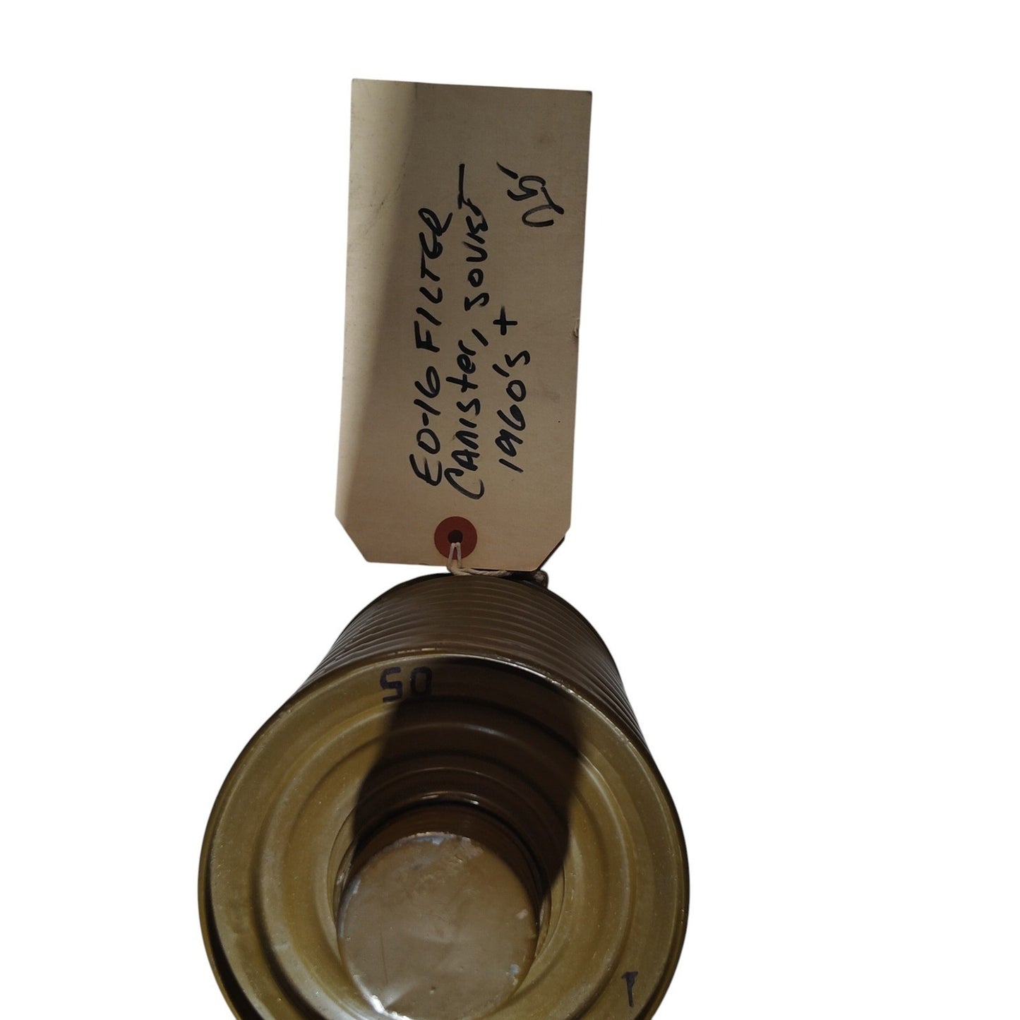 Soviet EO-16-IV-78-10 B435 Gas Mask Filter – 4¼" x 7", 1960s+