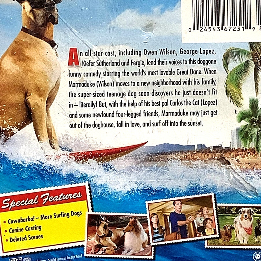 Marmaduke 2010 DVD, 88 Minutes of Comedy with George Lopez, Owen Wilson