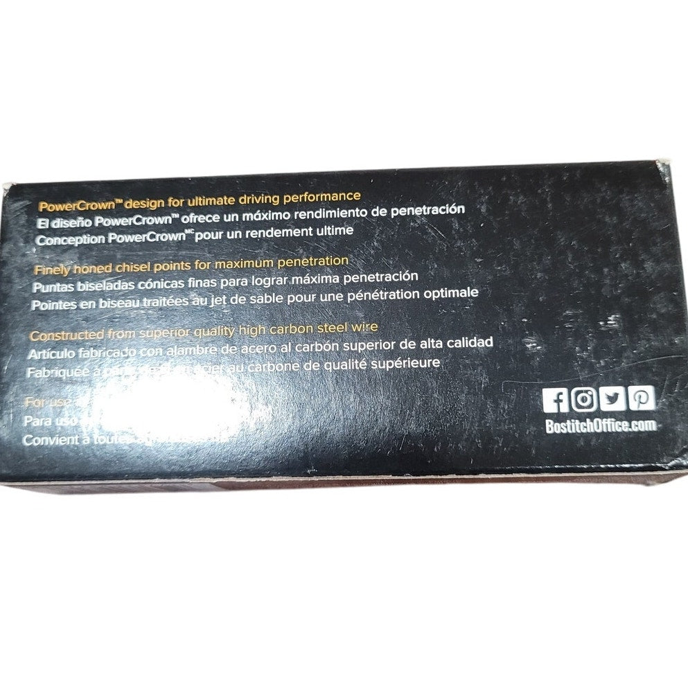 3 Boxes Bostitch Staples 1/4" Leg 5000/Box Standard Chisel Point Office Supply