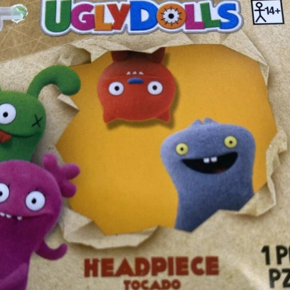 UglyDolls Ox Hat for Adults – Plush Green Costume Accessory, One Size