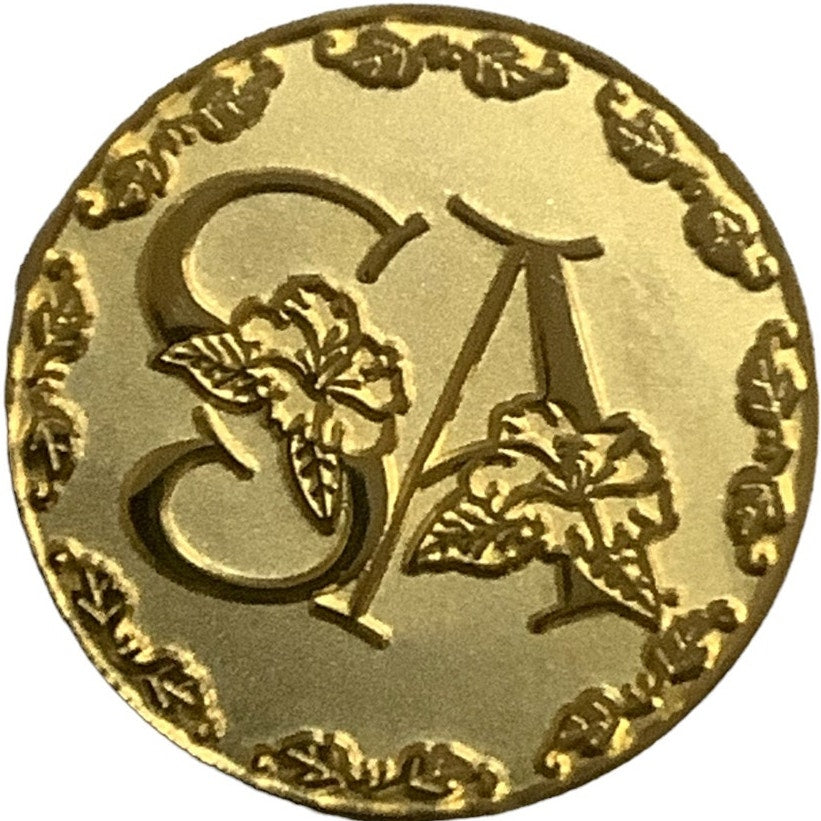 Soldiers' Angels; May No Soldier Go Unloved Challenge Coin, Gold, LN 2005