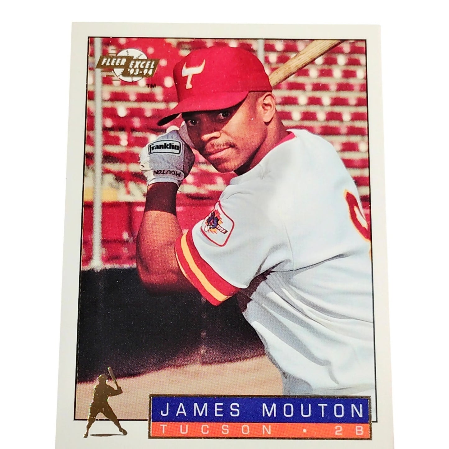 James Mouton, Tucson Toros, No. 206, 93-94 Fleer Excel Minor Leagues