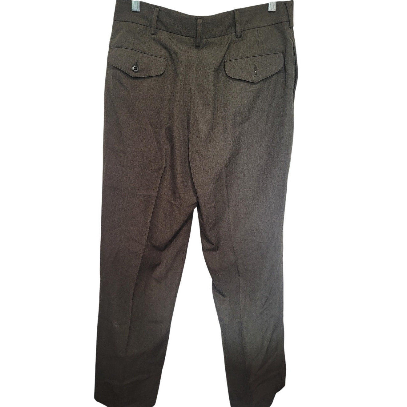USMC Service Trousers - Size 34R - Green Shade 2212 - 65/35 Poly/Wool