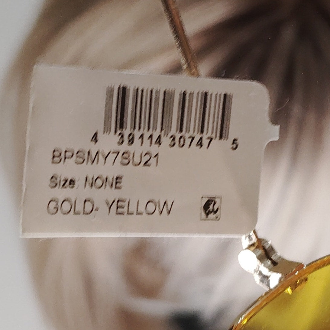 BP. Octagonal Sunglasses Gold Yellow - Nordstrom Rack Exclusive