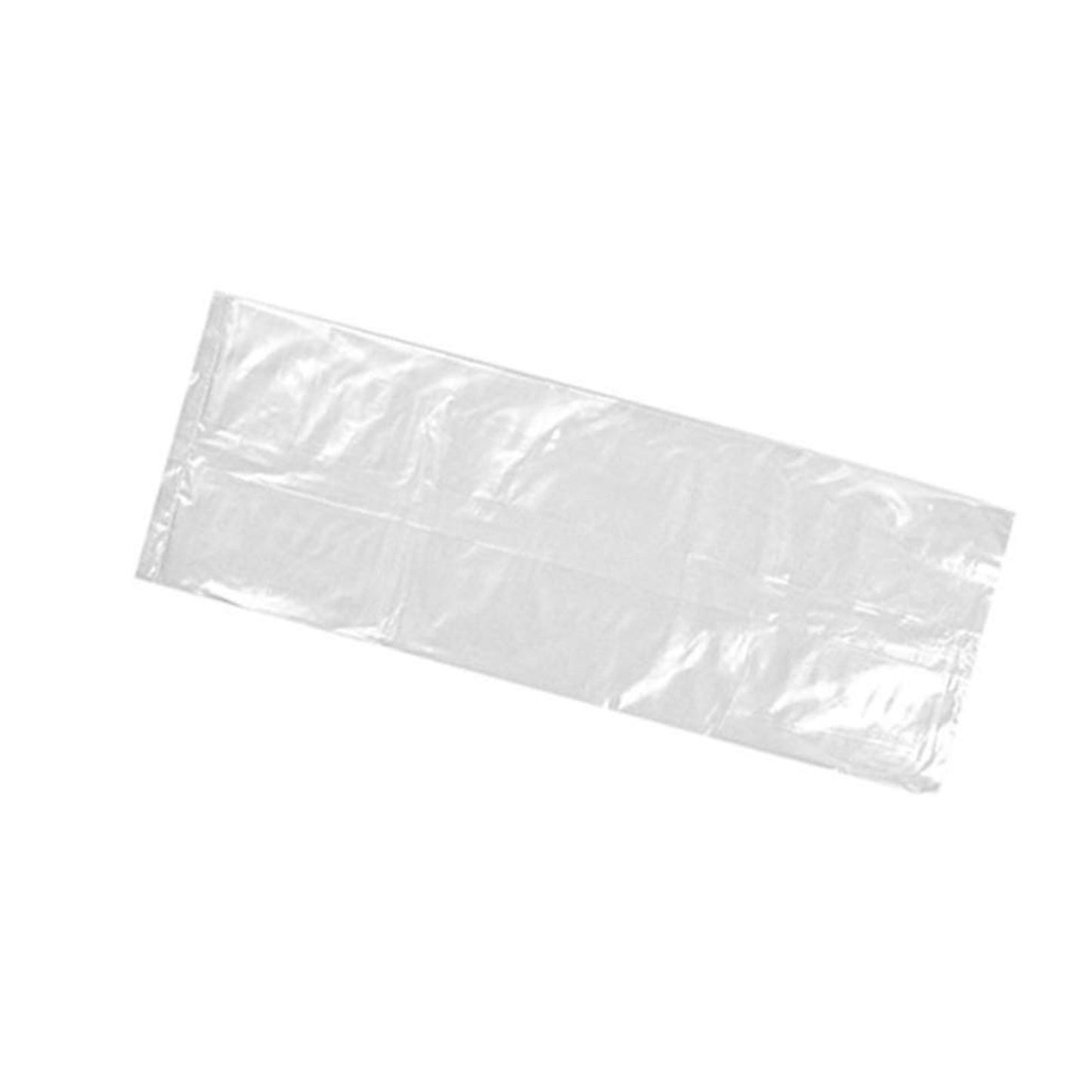 Gusseted Poly Bags 10"x4"x24" – 2 MIL LDPE, 100 Count, Clear Packaging Bags