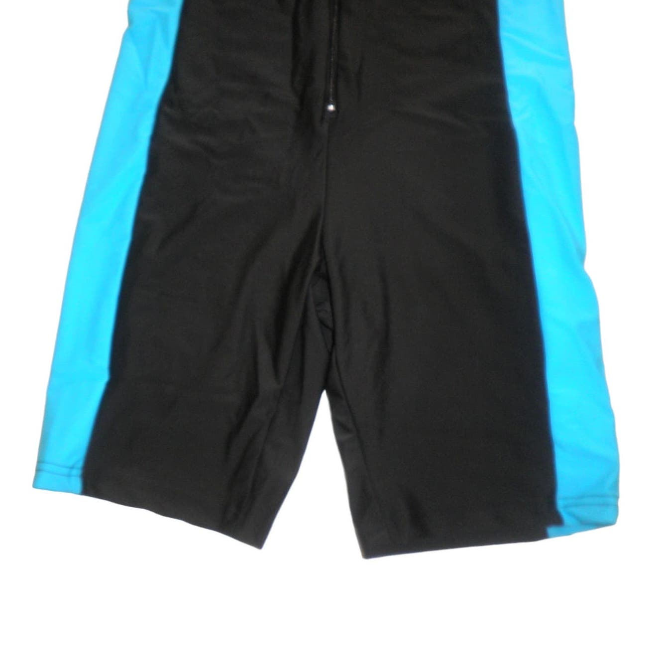 Swimsuit - One Piece Short Sleeve Sun Protection Ocean Blue, M, 30.7" Bust, 26" Waist