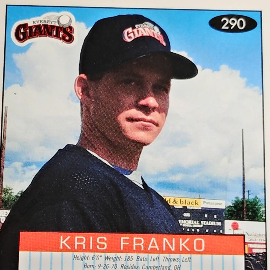 Kris Franko, Everett Giants, #290, 93-94 Fleer Excel Minor Leagues
