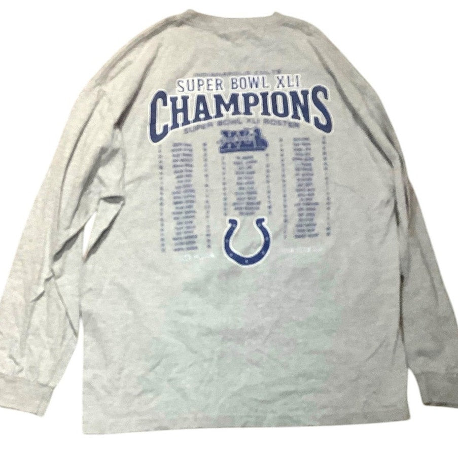 Souvenir L/S Shirt, NFL Indianapolis Colts Super Bowl XLI (2006) Champions, XL