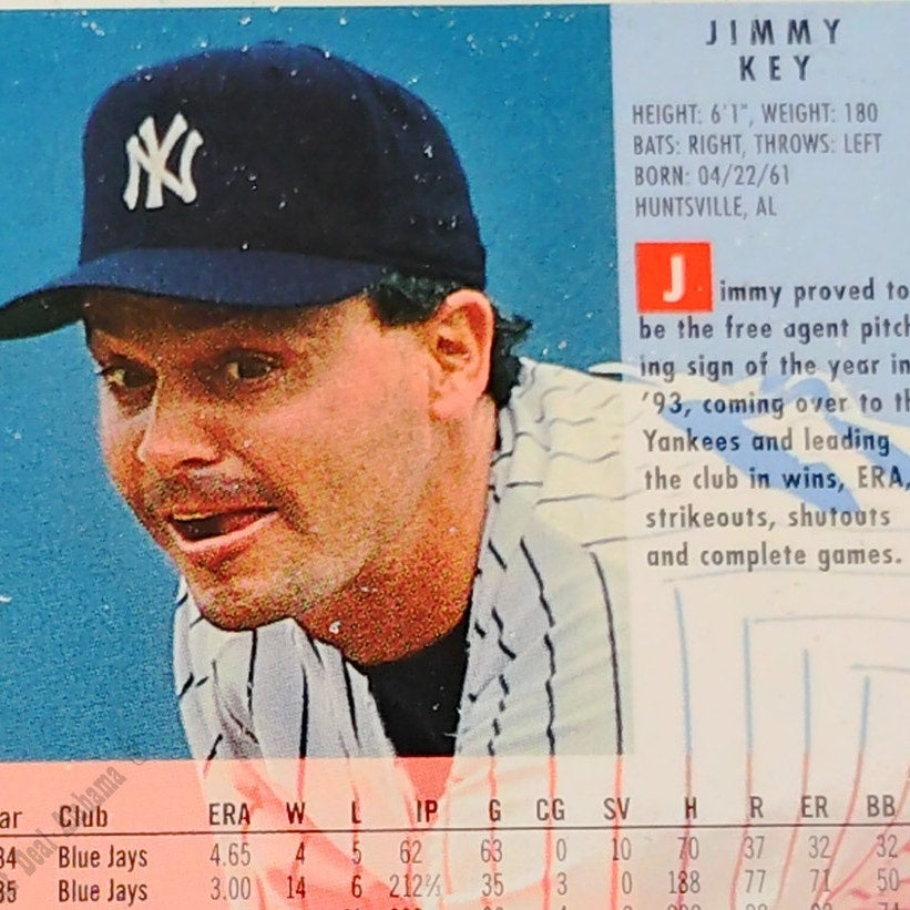 Jimmy Ray, New York Yankees, #236, 1994 Fleer Baseball Collector's Card
