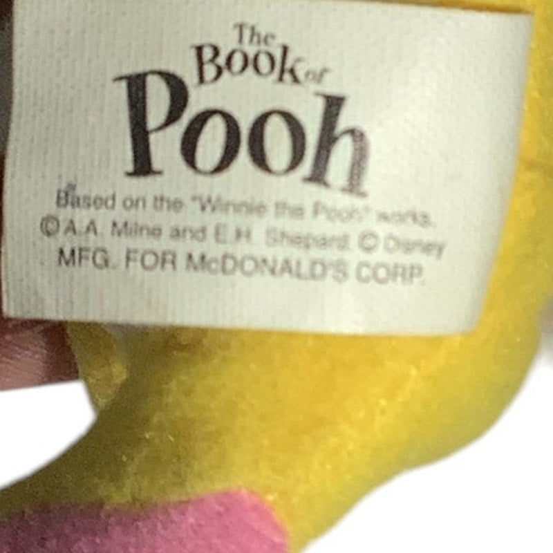 2001 Pooh Rabbit (5"H x 3.75"W). McDonald's Happy Meal Premium Stuffed Toy, EUC