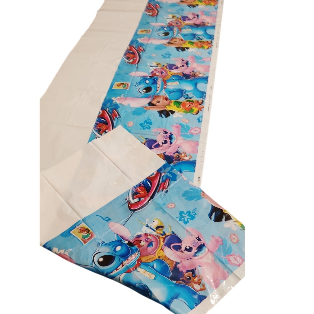 Cartoon (Lilo & Stitch) Party Tablecloth 42.5" × 70.8" Disposable Plastic Cover