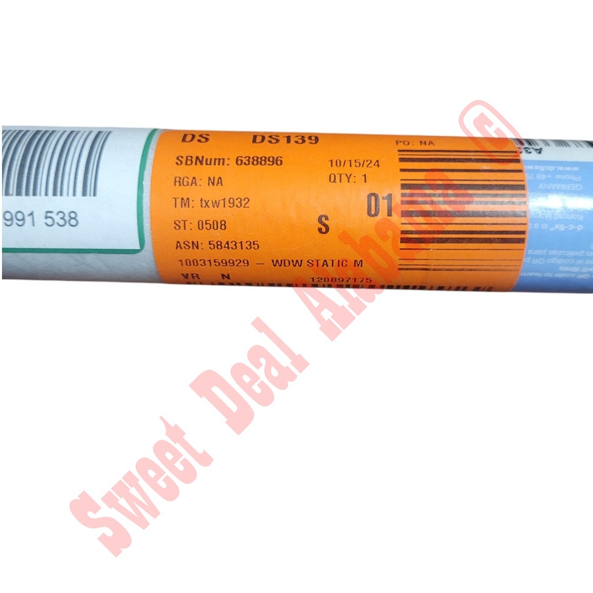 d-c-fix Static Cling Window Film, Milky Color Shade, 35.43" x 4.92 Ft.