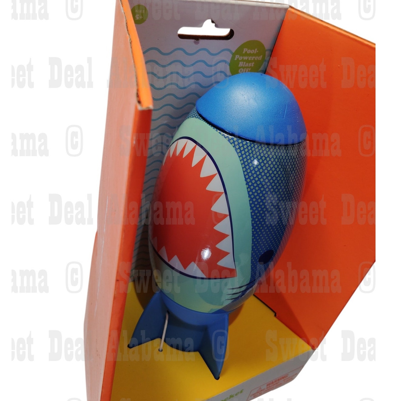 Shark Rocket - Sun Squad Pool Dive Toy for all Ages and Skill Levels, Blue